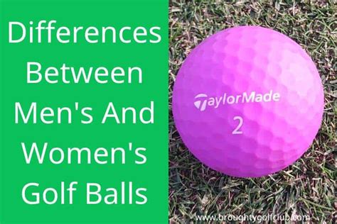 Are Women's Golf Balls Different from Men's?