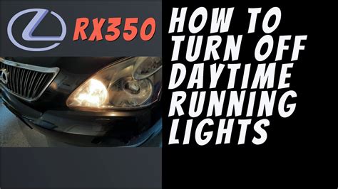 Can You Turn Off Daytime Running Lights?